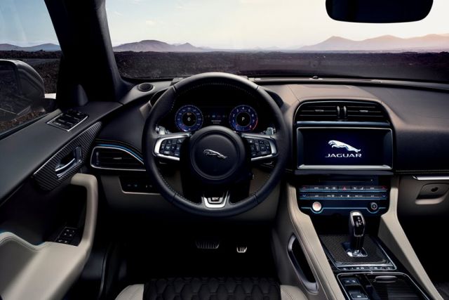 2020 Jaguar F-Pace SVR interior