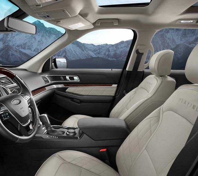 2019 Ford Explorer and Explorer Sport interior