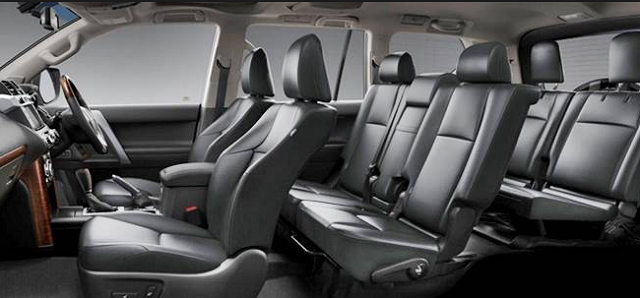 2019 Toyota Land Cruiser Prado interior