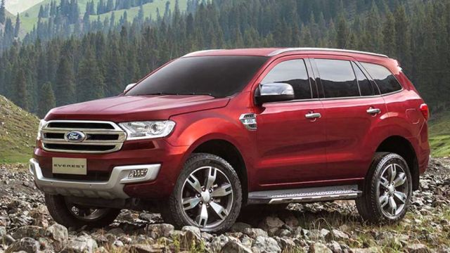 2019 Ford Everest side look