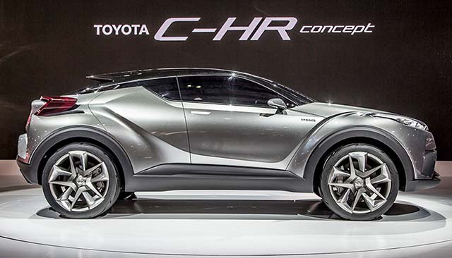 2020 Toyota C-HR and C-HR Hybrid side