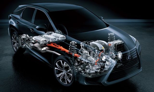 2020 Lexus RX 450h engine