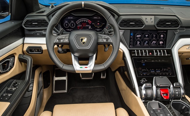2021 Lamborghini Urus cabin